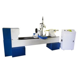 Jinan Single Axis CNC Wood Turning Lathe Machine for Staircase