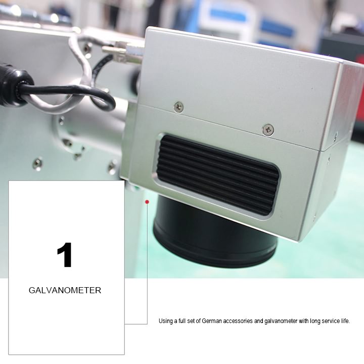 Portable fiber laser marking machine galvanometer