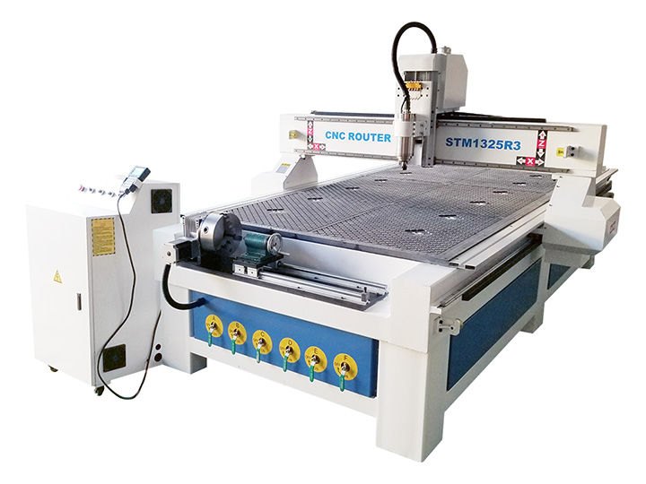 4 Axis CNC Router with Vacuum Table