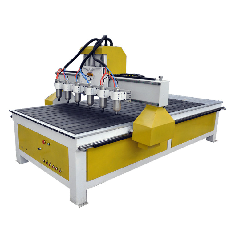 High definition China 2030 Atc Wood Router Four Heads Pneumatic 3 Axis CNC Woodworking Engraving Machine Featured Image