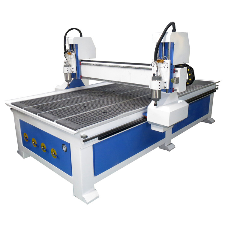 Two Heads CNC Router Wood Carving Furniture Making Machine Featured Image