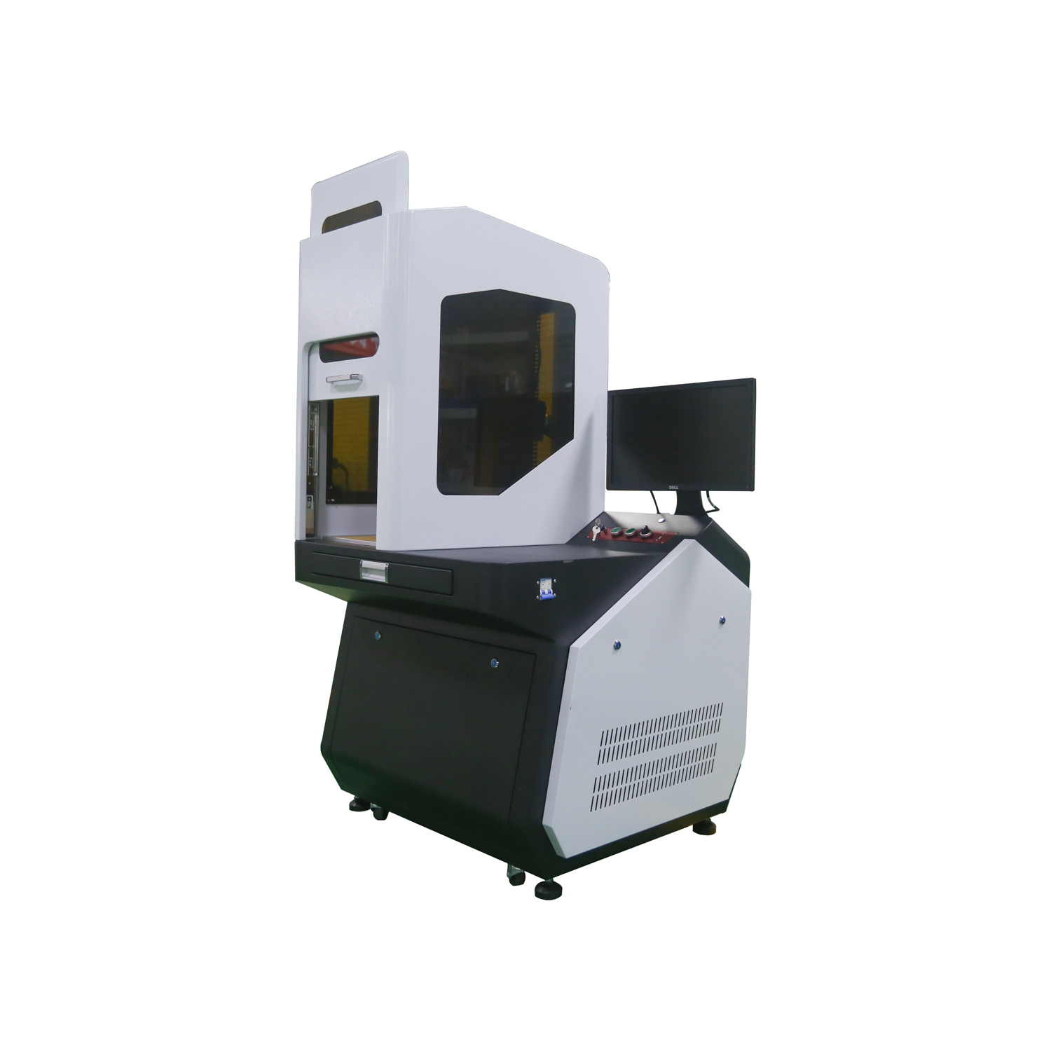 Portable Optical 20W 30W Fiber Laser Marking Machine with Raycus Laser Source Featured Image