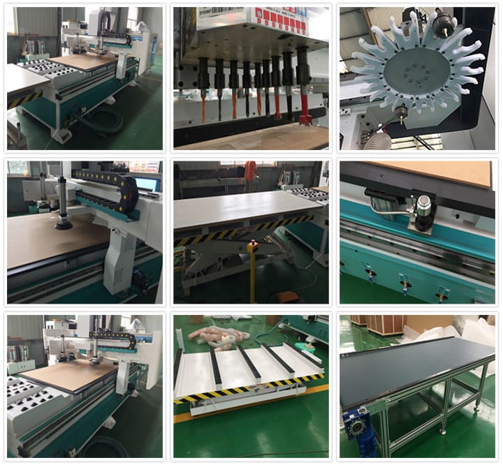 Details of Full Automatic CNC Router for Furniture Making
