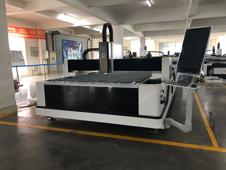 Fiber Laser Cutting Machine in Factory