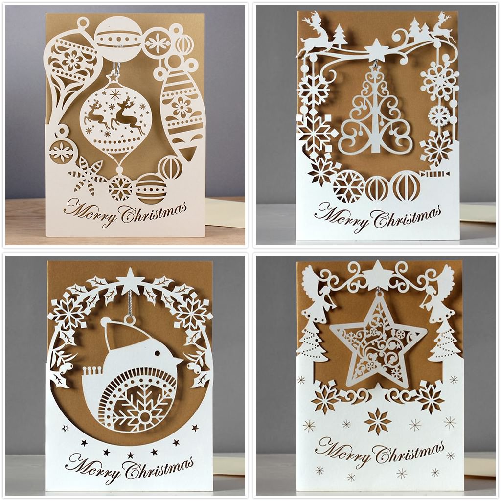 3D Dynamic Focus RF CO2 Laser Marking/Engraving/Cutting Machine for Christmas Paper Cards Projects