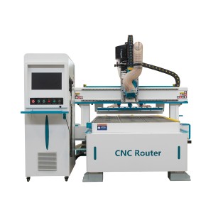 Factory Supply Fixed Gantry Cnc Router - Linear Atc CNC Router for Wood Door Carving Furniture Making Machine with a Saw Cut – Apex