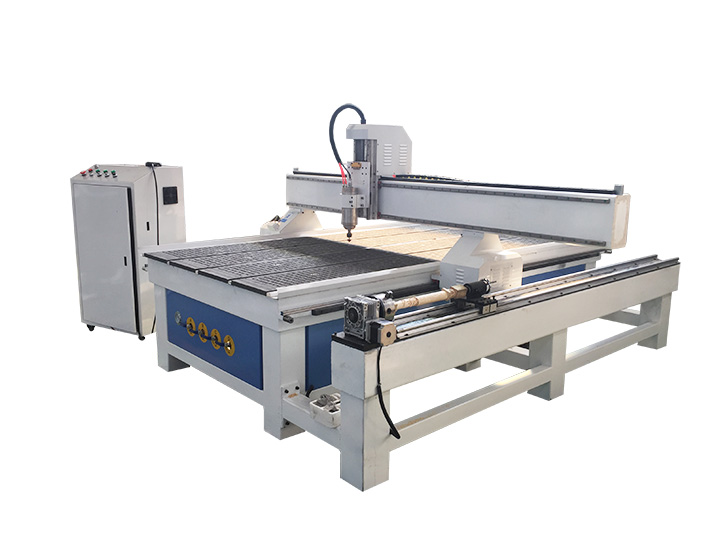 Factory Price China 4 Axis Automatic Tool Changer CNC Router Swing Spindle Rotate Engraving Machine 1530 1325 Featured Image
