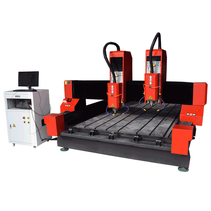 Two Spindles 3D CNC Stone Carving Machine Hot sales Featured Image