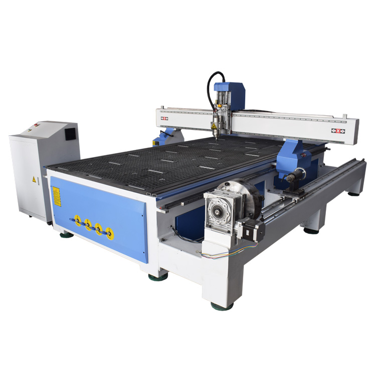 Factory Price For China Ready to Ship! ! 3D Router CNC 4 Axis 1325 Wood Carving Machinery Router/CNC Woodworking Router with Rotary Axis for Furniture Legs CNC Cutting 4 Axis Precio Featured Image