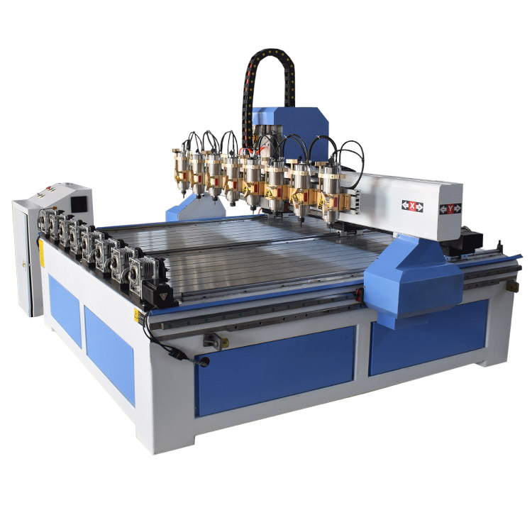 OEM Manufacturer China 6 Spindles 3D Carving CNC Woodworking Router Machine 4 Axis Wood CNC Machine Featured Image