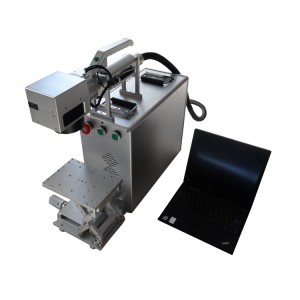 Portable Dynamic Focusing Fiber Laser marking  Machine