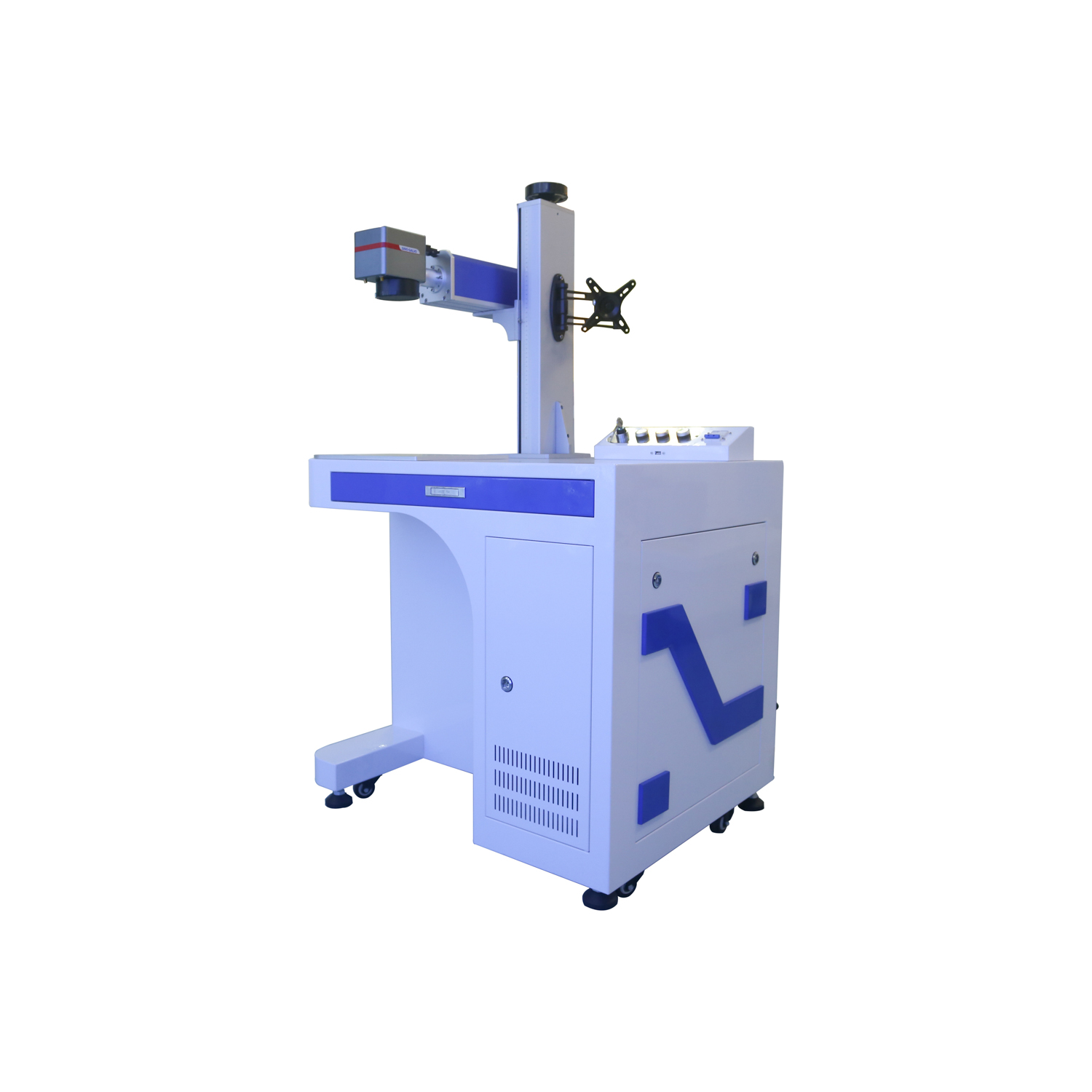 Hot sale Flying Laser Marking machine with 20W Fiber Laser Source Featured Image