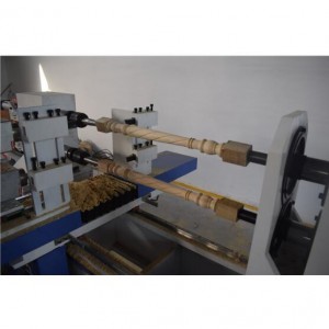 CNC Wood Lathe Double Rotation Axis