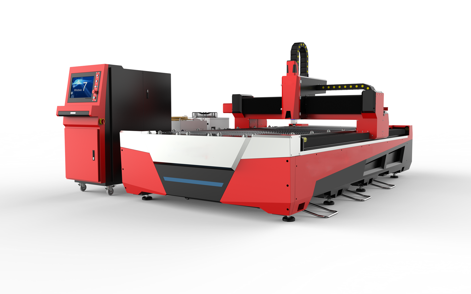4000W High Precision Metal Fiber Laser Cutting Machine for Stainless Aluminum Steel Sheet Featured Image