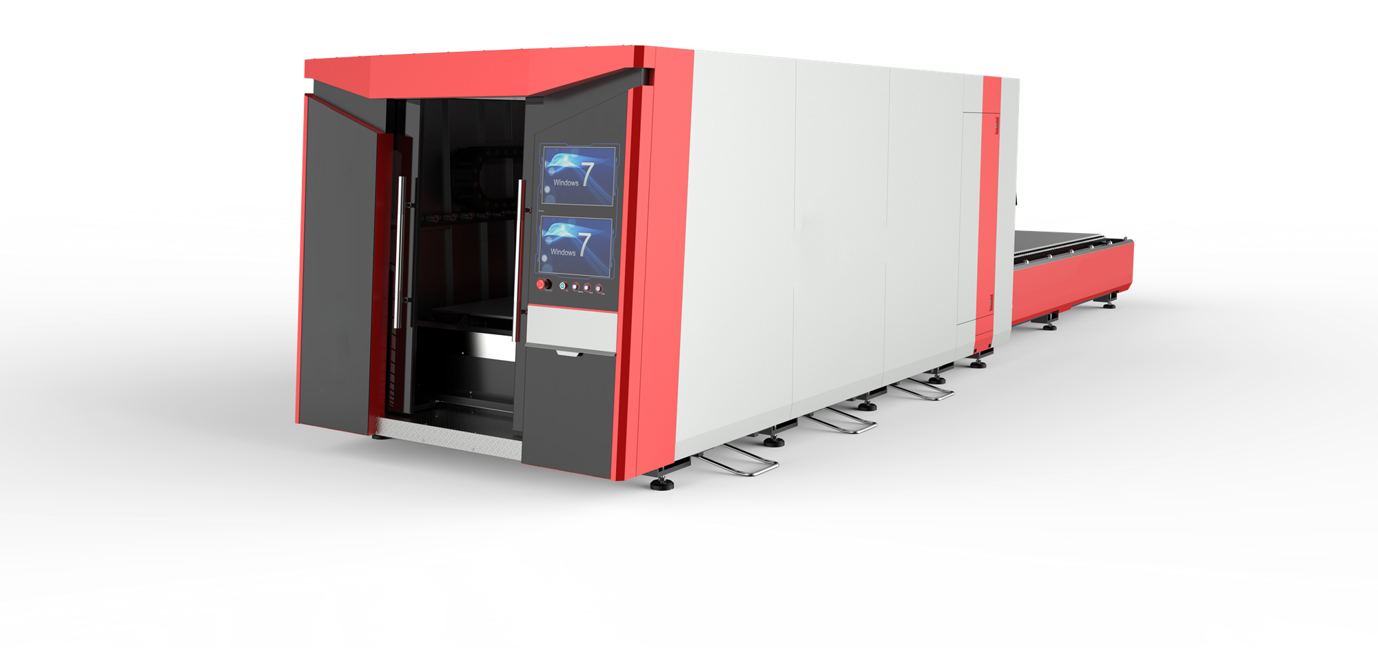 High Quality Cypcut 3015 Metal fiber Laser Cutting Machines with full surrounding enclosure Featured Image