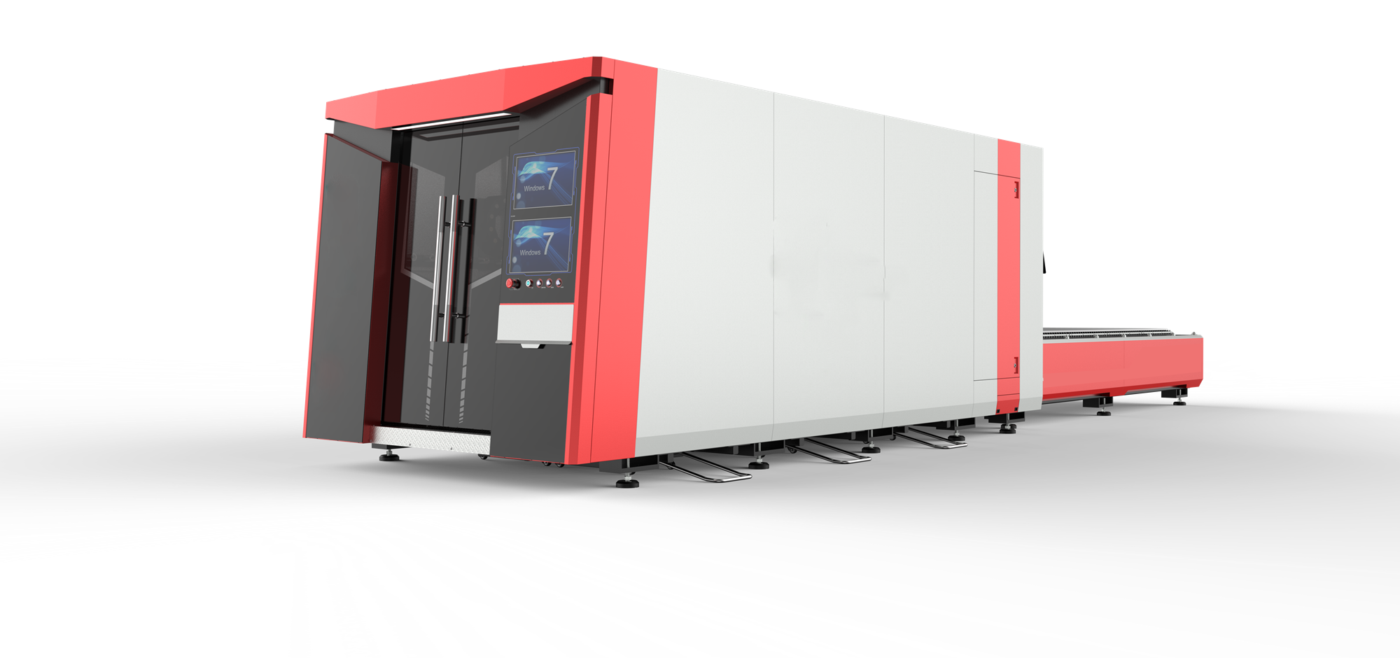 High Quality Cypcut 3015 Metal fiber Laser Cutting Machines with full surrounding enclosure Featured Image