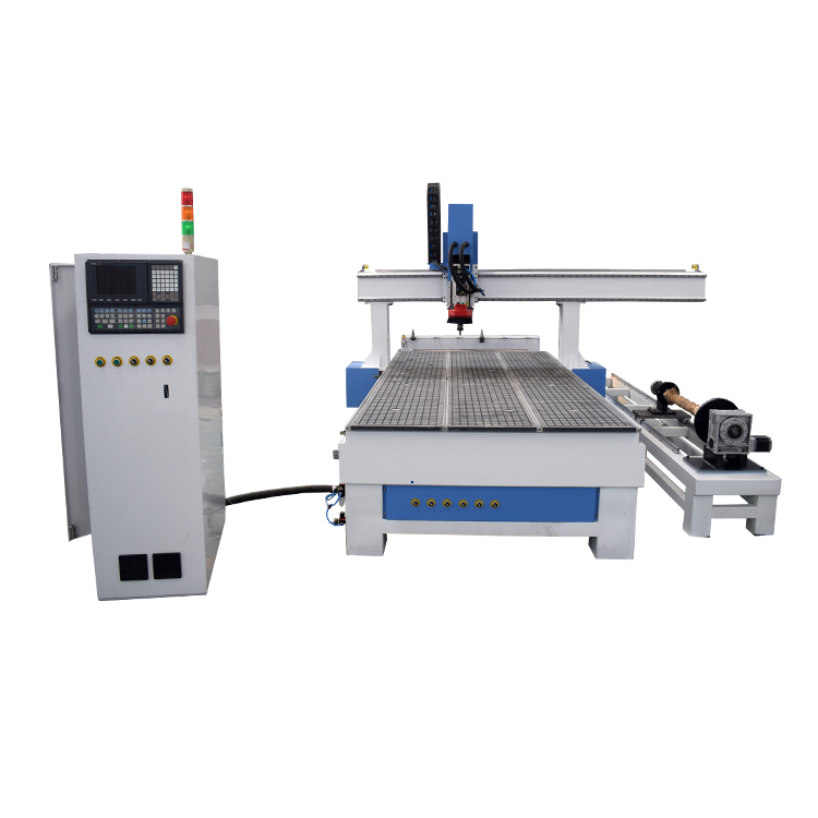 Wood CNC Router with 4th Rotary Axis New Model Heavy Iron body Featured Image