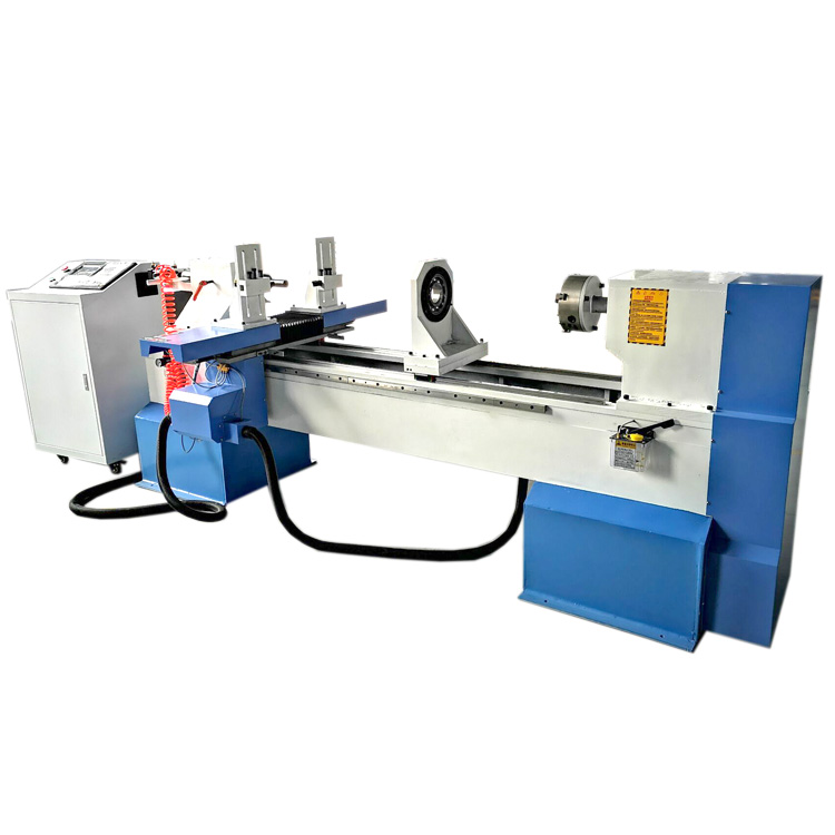 2020 China New Design Low Price Cnc Wood Lathe Machine - Panel Controller Single Axis Two Knives Turning CNC Wood Lathe for Baseball Bat – Apex