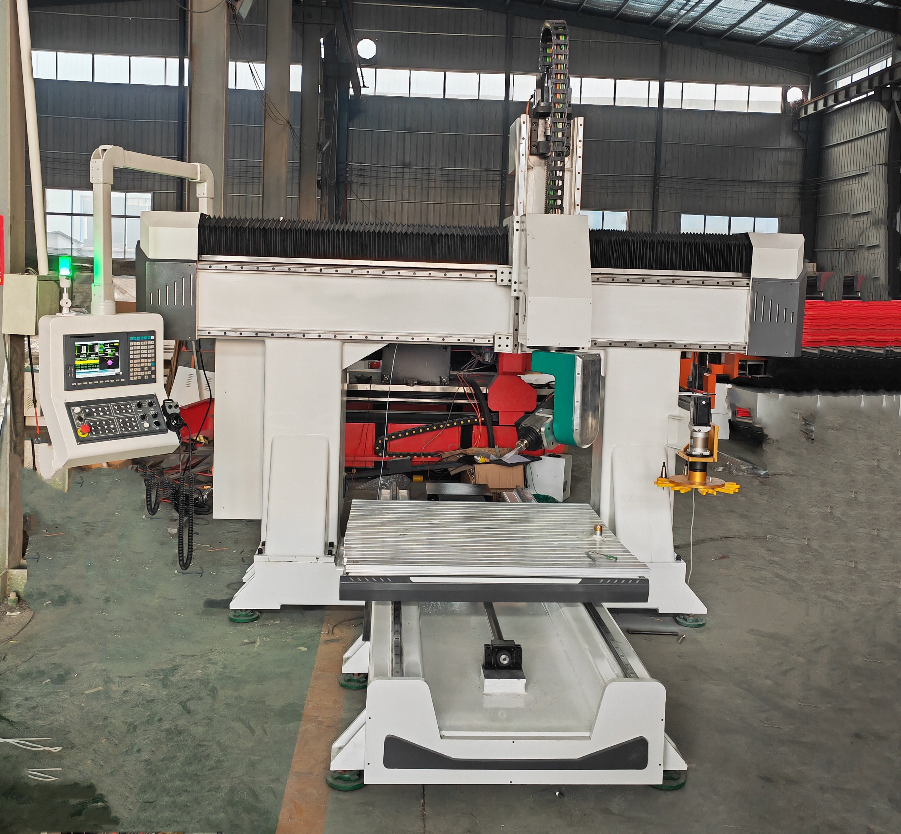 Hot sale 3D 5 Axis Woodworking CNC Router CNC Router Machine for Foam Wood Plastic Featured Image