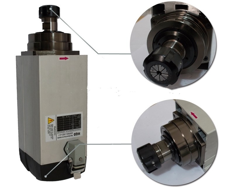 About the spindle motor of wood cnc router