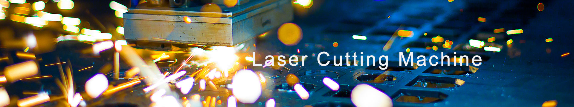 laser cutting machine banner