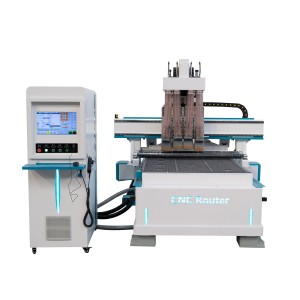 Good Wholesale Vendors Cnc Router V Bits - China CNC Manufacture 1325 Pneumatic Air Cooling 4 Spindles Automatic Wood Carving Machine – Apex