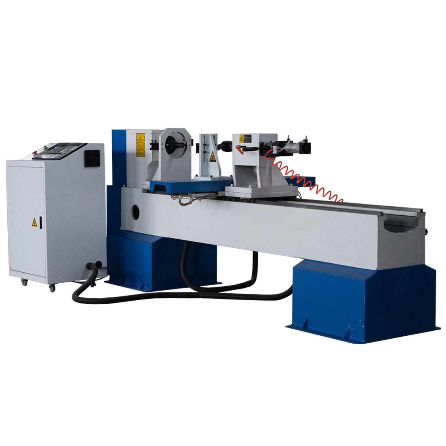 CNC Wood Turning Lathe Central Machinery with Two Axis Four Knives Featured Image