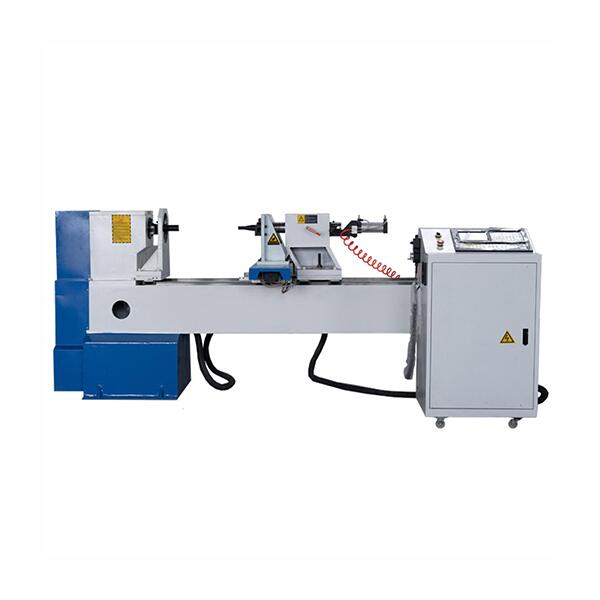 Auto Feeding CNC Wood Turning Lathe Baseball Bat Making Legs Featured Image